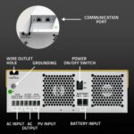 5 кВт+2.4 кВт Комплект резервного живлення Інвертор Anenji WiFi з низьким рівнем шуму + Акумулятор Dyness B4850 - Зображення 3