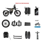 Електрофетбайк OUXI GT2000 1000W 48V (20×4″) - Зображення 14